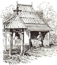 Wooden chapel of Bosnian Catholics
