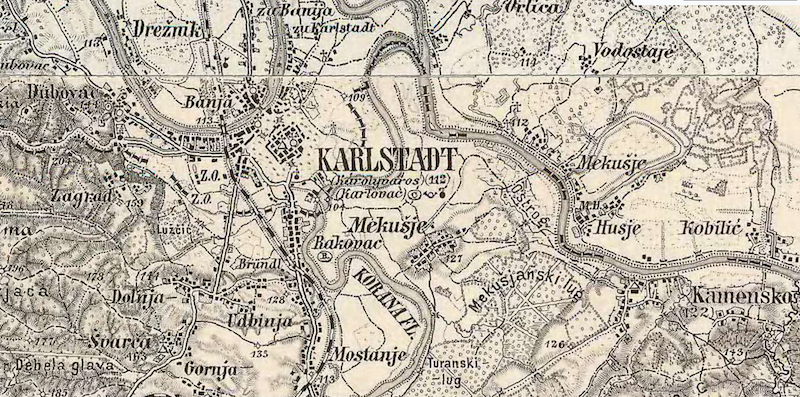Karlovac i Rakovac 1870 g.